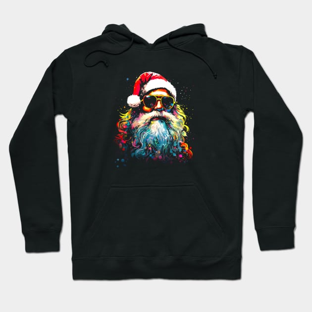 Psychedelic Santa Claus #1 Hoodie by Butterfly Venom